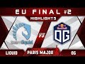 Liquid vs OG [EPIC] EU Final Disneyland Paris Major MDL 2019 Highlights Dota 2