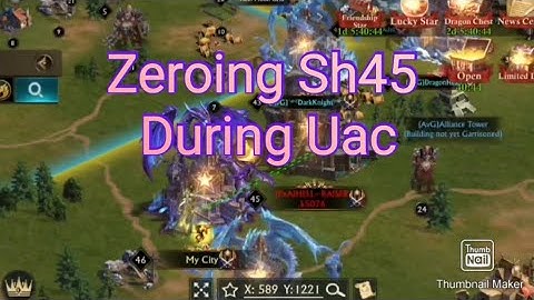 Zeroing Sh45 During Uac| Shield of God!!! k5217 |King Of Avalon