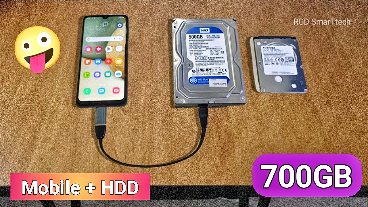 Hard Drive Android Use Computer Hard Drive on Android Phone | Storage Problem Solve #hdd # ...