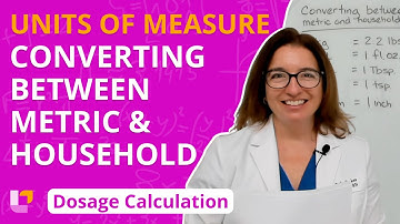 Units of Measure: Converting Between Metric & Household - Dosage Calculation | @LevelUpRN