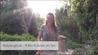 Kräuterglück, 9 Bio-Kräuter im Set für das ganze Jahr - Teil 1