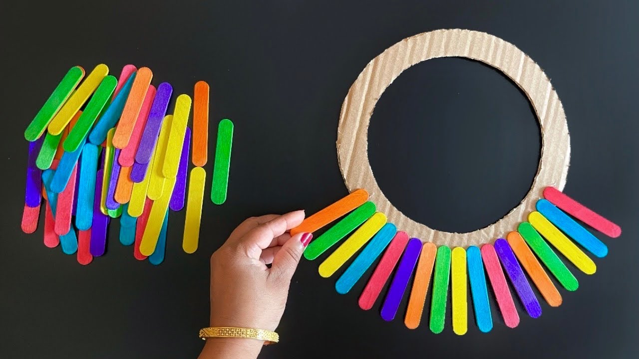 Round Wooden Stick For Crafts Food Ice Lollies And Model Making