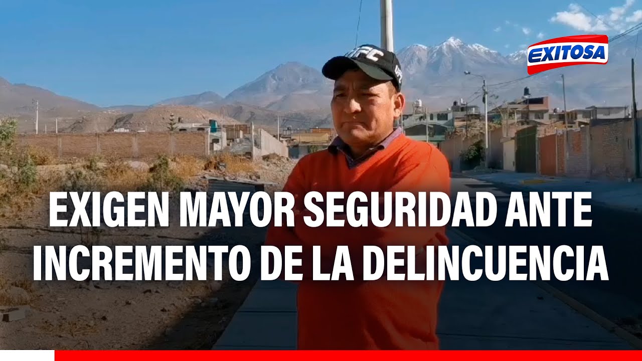 🔴🔵Arequipa: Pobladores del Cono Norte exigen mayor seguridad ante ...