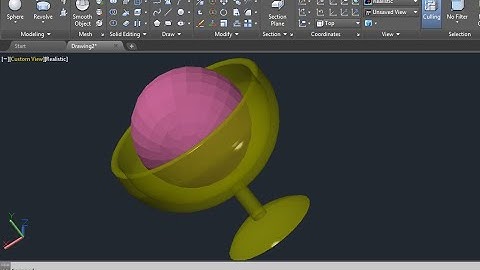 how to make ice cream cup in auto cad 3d model tutorial