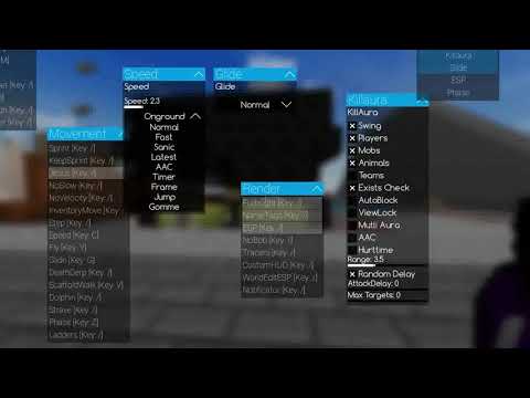 Minecraft Hacked Client Speed Test