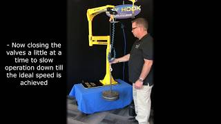 Sky Hook Lifting Device with Pneumatic Balancer Option