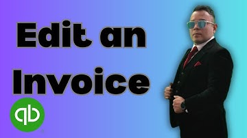 How to Edit an Invoice in QuickBooks Online  2025