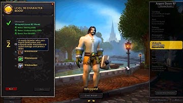 World of Warcraft Character Boost Tutorial