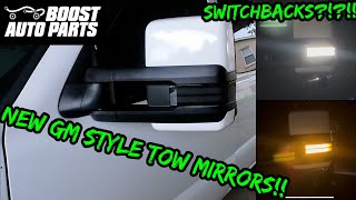 NEW GM Style Tow Mirrors on a 03 Silverado!! Boost Auto Parts!!!!