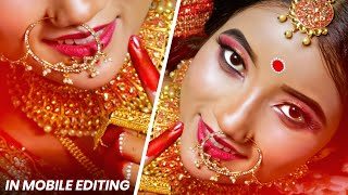 Complete Bridal Editing In Mobile | Best Bridal Editing | Skin Smooth - Abhijit Barman Photography screenshot 5