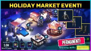 Holiday Market Event Explained In Detail || Get Permanent Outfit + Classic Coupons In Pubg Mobile