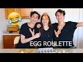 FUNNY EGG ROULETTE CHALLENGE! w/ mom