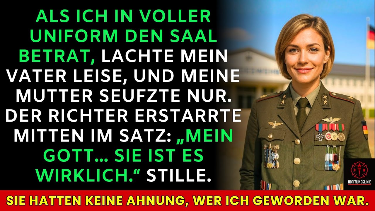In Uniform vor Gericht: Vater lachte, Mutter seufzte – dann flüsterte der Richter meinen Namen