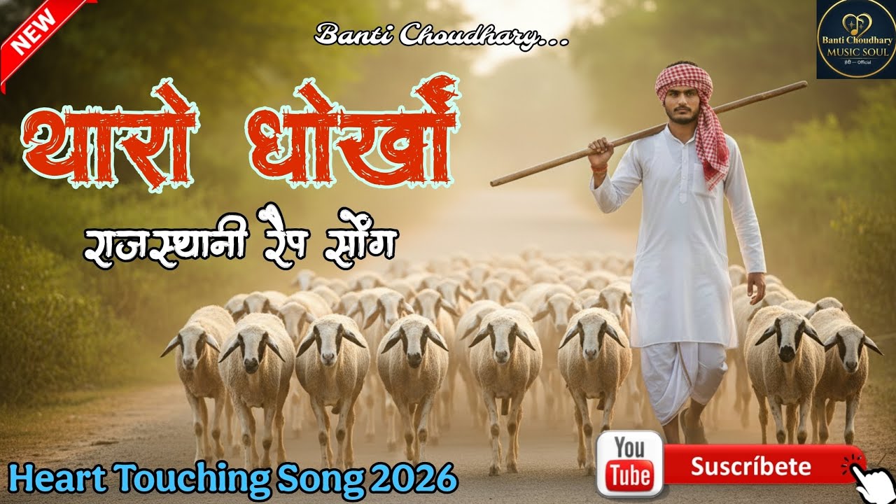 💕 Tharo Dhoko | 💔 थारो धोखों | New Rajsthani Rap Song 2026 | Heart Touching Rajsthani Song 2026 