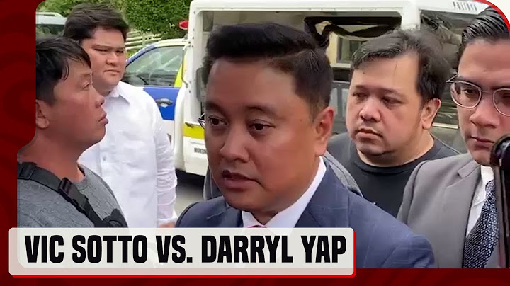 Detalye ng reklamong cyber libel na isinampa ni Vic Sotto vs. Darryl Yap