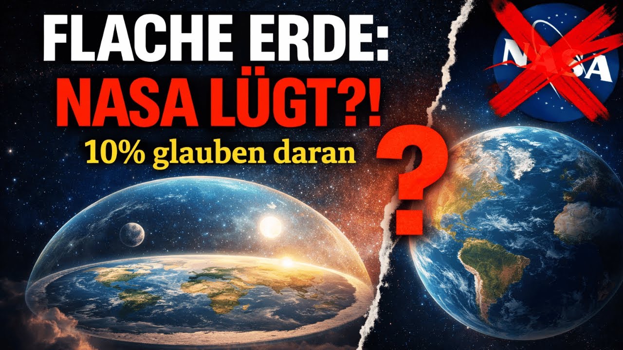FLACHE ERDE! 🌍 10% glauben NASA LÜGT — Die Wahrheit?