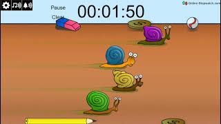 5 Minute Snail Racing Timer (slow)