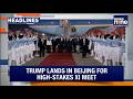 U.S. President Donald Trump arrives in Beijing | Gunshots Trigger Panic In Philippine Senate | News9