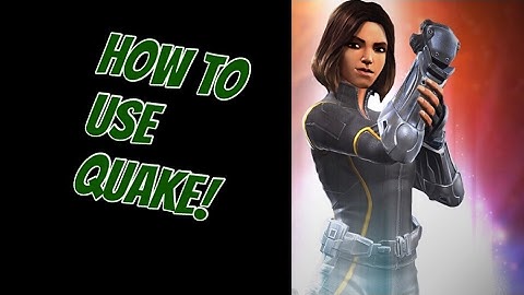 HOW TO USE QUAKE LIKE A BOSS! (Marvel Contest Of Champions)