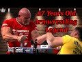 The 67 years old armwrestling legend