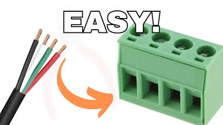 How To Connect An Audio Cable To A Phoenix Connector - Easy