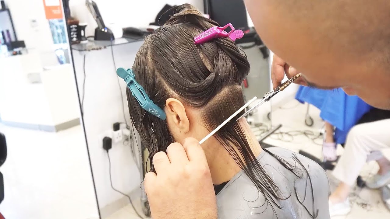 LONG TO SHORT BLONE BOB - SUPER HAIRCUT FOR SUMMER