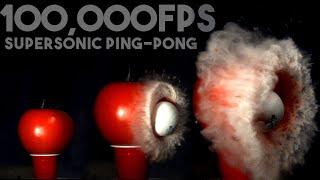 Near* Supersonic Ping Pong Ball (100,000FPS) - Beyond Slow Motion by Beyond Slow Motion 40,127 views 3 years ago 2 minutes, 27 seconds