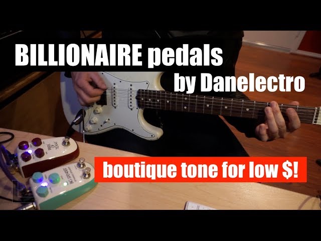 BILLIONAIRE pedals by Danelectro, BOUTIQUE TONE for LOW $$! class=