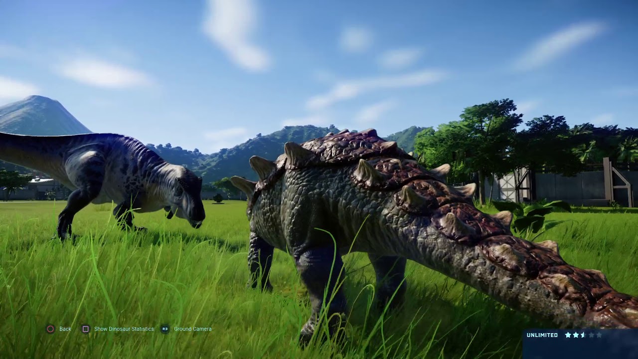 Jurassic World Evolution: (Modified) Crichtonsaurus vs Acrocanthosaurus