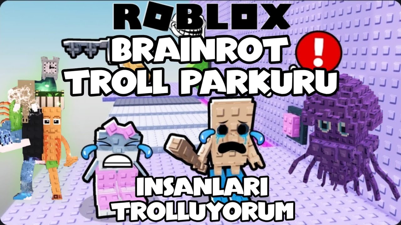 BRAINROT TROLL TOWER OYNADIM! BALLERINA CAPPUCHINA ILE TROLLEDIM! (Brainrot Tower)