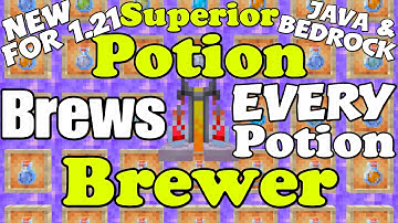 The New Superior Potion Brewer For Java & Bedrock!!! (Easy & Simple) [Minecraft Java & Bedrock 1.21]