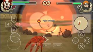 Naruto Ultimate Ninja Impact Ppsspp Six Tails Vs Pain On Android