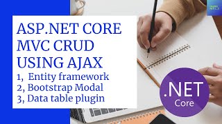 ASP.NET CORE MVC CRUD using AJAX with Entity Framework ( DB First approach + bootstrap modal popup )