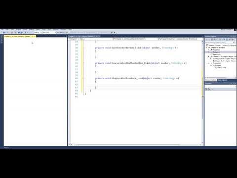 C#   Chapter 2   Creating a GUI   Hello World Program   Part 10 HANDLING DESIGN ERROR