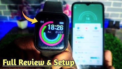 D20 smartwatch setup & full review | d20 smartwatch how to connect mobile | how to use d20 watch
