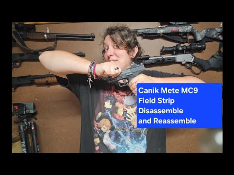 Canik METE MC9 9mm Pistol Field Strip Disassembly and Reassemble 