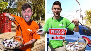 Quem Consegue Ganhar Mais Dinheiro VENDENDO NUTELLA ?