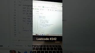 Leetcode Solution | Problem 242 | Valid Anagram #leetcode #leetcodesolution #242