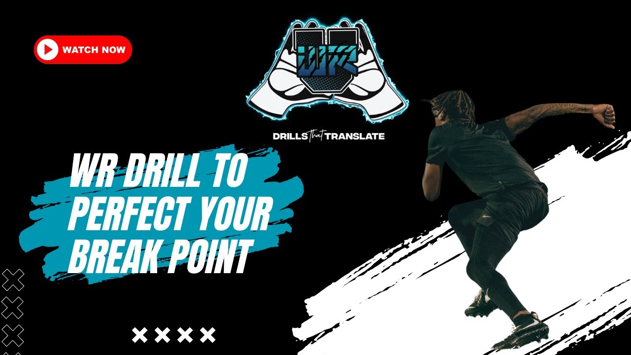 WR Training : Route Running | Breaks, Foot Placement & Hip Drop at the Top of the Route | WRUDMV