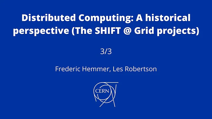 Frederic Hemmer, Les Robertson, Distributed Comput...
