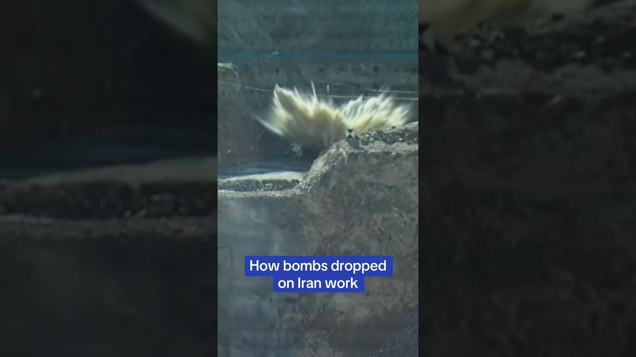How Bombs Dropped On Iran Work