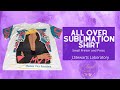 Diy All Over Sublimation T-shirt| Small Heat Press|Small Printer