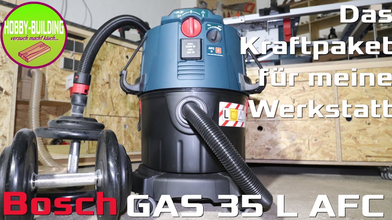 Bosch GAS 35 L AFC Industriestaubsauger | Dust Extraction - YouTube