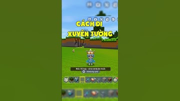 ĐI XUYÊN TƯỜNG TRONG MINIWORLD #miniworld #miniworldvn #miniworldvatoi