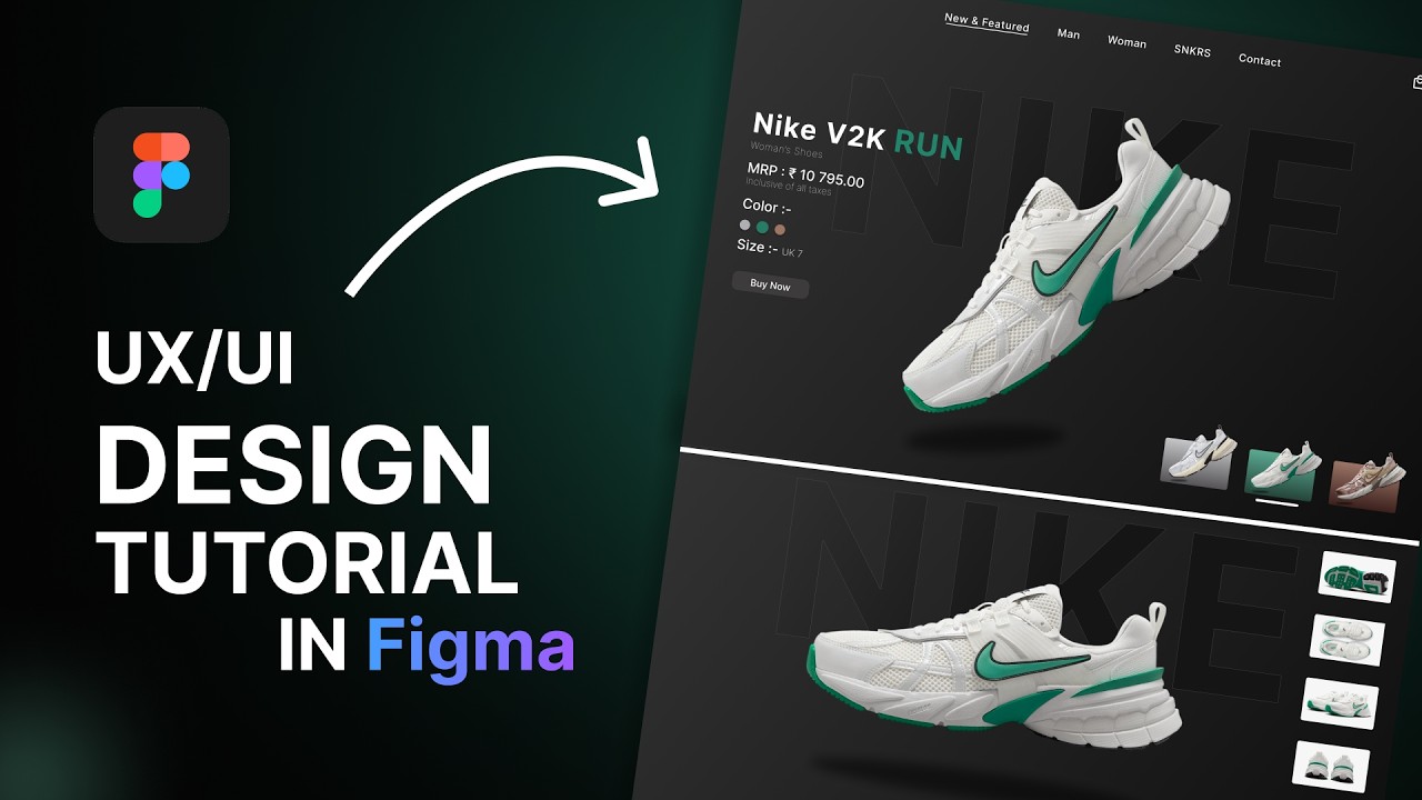 Figma Createpage Figma Tutorial :- Designing a Fully Responsive Landing Page with ...