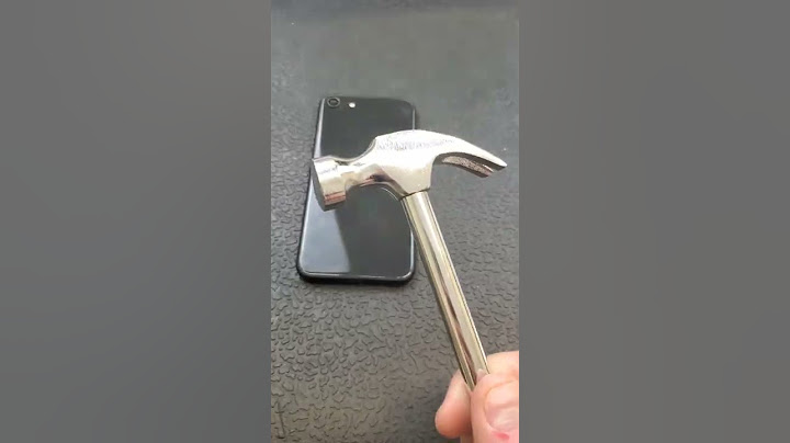 smashing an iPhone with a hammer #shorts