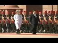 Chinese President Xi Jinping accorded a Ceremonial Reception at Rashtrapati Bhawan