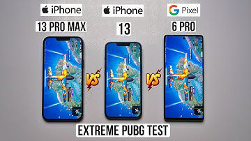 Pixel 6 Pro vs iPhone 13 vs iPhone 13 Pro Max Extreme Pubg Test | A15 Bionic vs Google Tensor 🔥