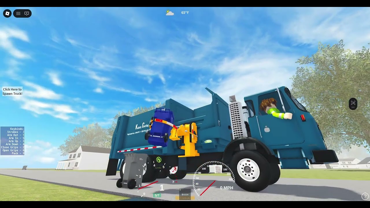 Autocar sidewinder on recycling