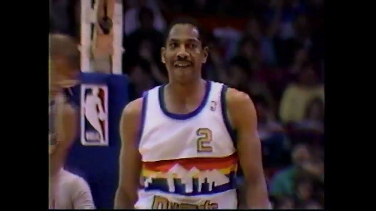 1987 Los Angeles Lakers @ Denver Nugget Regular Season 4/5/87 Alex English Kareem
